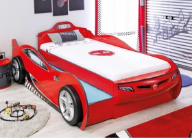 CARBED Кровать-машина Coupe с выдвижной кроватью Red 20.03.1306.00 в Шербакуле - sherbakul.katalogmebeli.com | фото