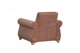 Кресло для отдыха "Порто" (велюр киви корица / микровельвет крем) в Шербакуле - sherbakul.katalogmebeli.com | фото 6