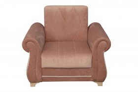 Кресло для отдыха "Порто" (велюр киви корица / микровельвет крем) в Шербакуле - sherbakul.katalogmebeli.com | фото 8