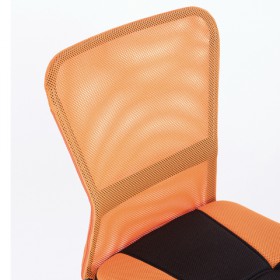 Кресло компактное BRABIX Smart MG-313 (черный, оранжевый) в Шербакуле - sherbakul.katalogmebeli.com | фото 4