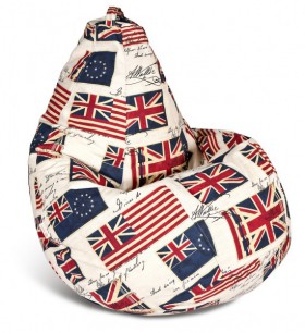 Кресло-мешок Британский Флаг в Шербакуле - sherbakul.katalogmebeli.com | фото