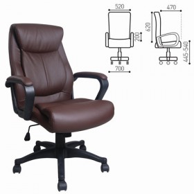 Кресло офисное BRABIX Enter EX-511 (коричневый) в Шербакуле - sherbakul.katalogmebeli.com | фото 1