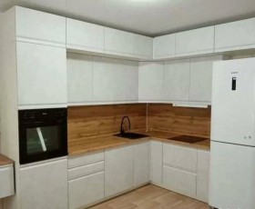 Модульная кухня Бруклин 2.4 x 2 м (Бетон белый) в Шербакуле - sherbakul.katalogmebeli.com | фото 15