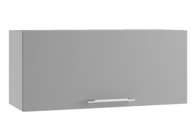 Ройс ПГ 800 Шкаф верхний горизонтальный (Графит софт/корпус Серый) в Шербакуле - sherbakul.katalogmebeli.com | фото