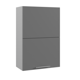 Ройс ВПГПМ 600 Шкаф верхний высокий Blum Aventos HF (Графит софт/корпус Серый) в Шербакуле - sherbakul.katalogmebeli.com | фото